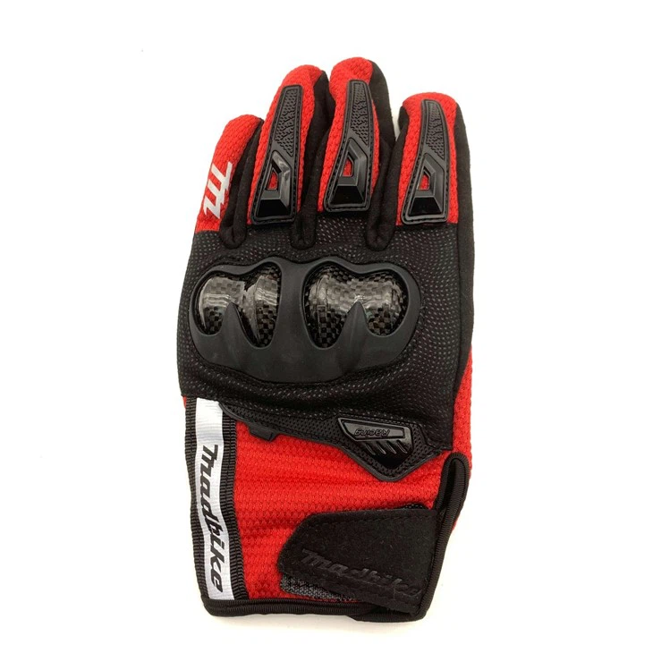 Motorcycle Gloves Carbon Fiber Hard Knuckle Touchscreen